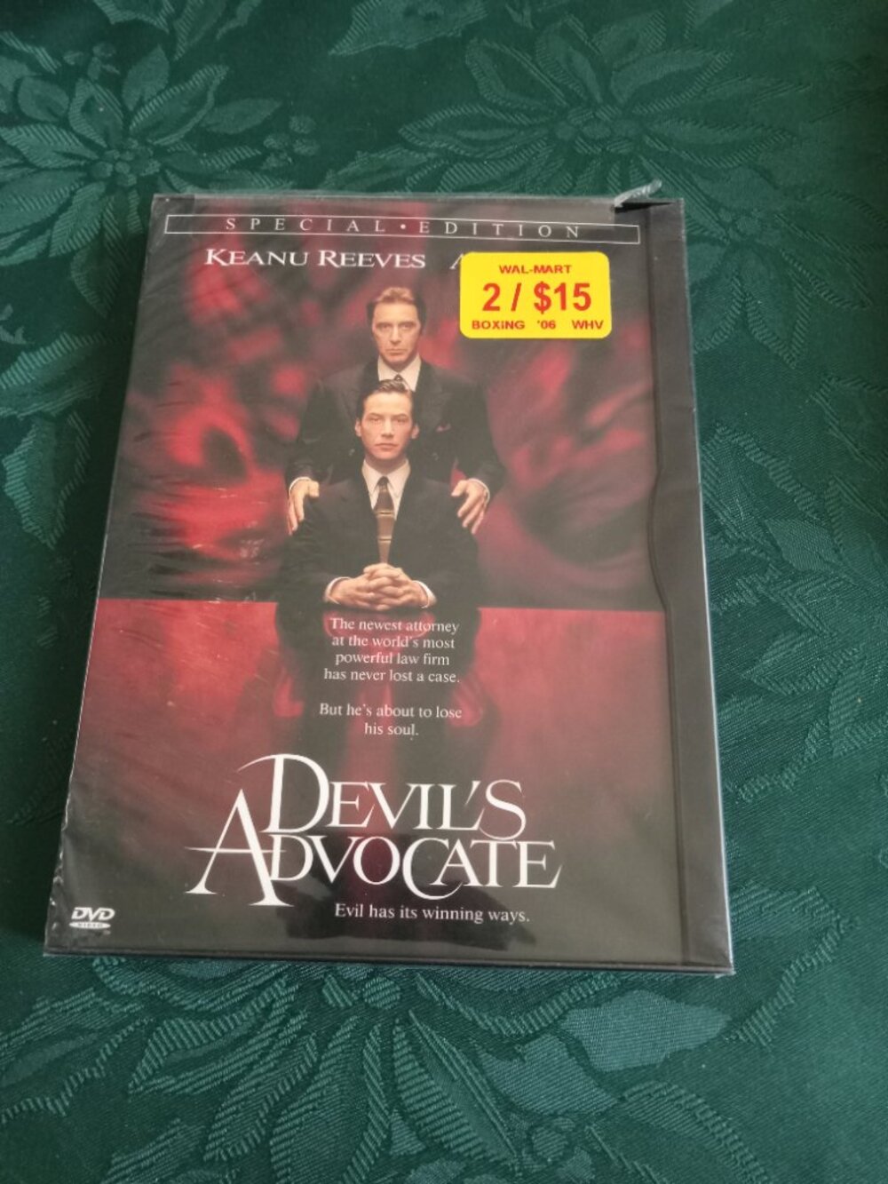 Devil's Advocate DVD new in packaging starring Keanu Reeves and Al Pacino